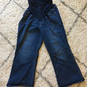 Indigo Blue Maternity Jeans 3X  (altered)